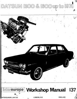 Workshop Manual Datsun 1300 1600 | PDF | Distributor | Ignition System