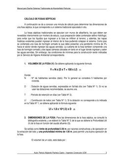 Manual para Diseñar Sistemas Tradicionales de Alcantarillado Particular 
Autor: Patricio Alejandro Pacheco Castro – Ingeniero