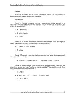 Manual para Diseñar Sistemas Tradicionales de Alcantarillado Particular 
Autor: Patricio Alejandro Pacheco Castro – Ingeniero