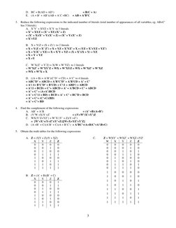 Boolean Algebra Practice Problems | PDF | Boolean Algebra | Teaching ...