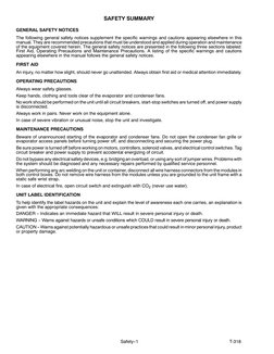 T-318
Safety--1
SAFETY SUMMARY
GENERAL SAFETY NOTICES
The following general safety notices supplement the specific warnings a