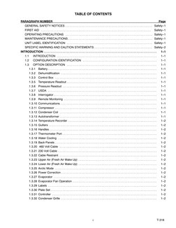 i
T-318
TABLE OF CONTENTS
PARAGRAPH NUMBER
Page
GENERAL SAFETY NOTICES
Safety--1
. . . . . . . . . . . . . . . . . . . . . .