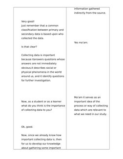 Grade 7 Data Collection Lesson Plan | PDF | Scientific Method | Data