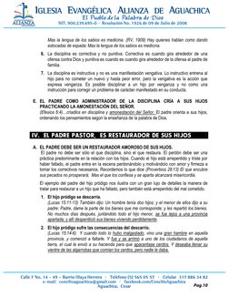 Pag.10 
 
Mas la lengua de los sabios es medicina. (RV, 1909) Hay quienes hablan como dando 
estocadas de espada: Mas la le