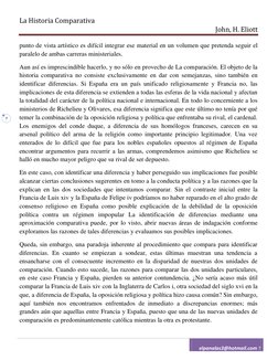 La Historia Comparativa
