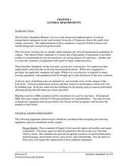 UT Elevator Design Standards Guide | PDF | Elevator | Construction Bidding