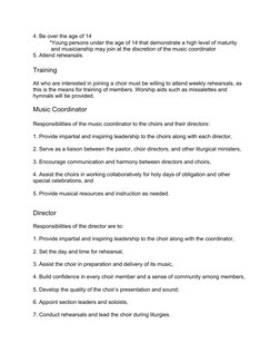4. Be over the age of 14 
 
*Young persons under the age of 14 that demonstrate a high level of maturity  
 
 and musicianshi