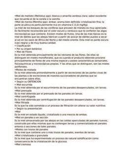 •Miel de meliloto (Melilotus spp): blanca o amarilla verdosa clara; sabor excelente 
que recuerda al de la canela o la vainil