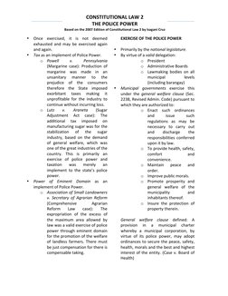 Police Power in the Philippine Constitution | PDF | Eminent Domain ...
