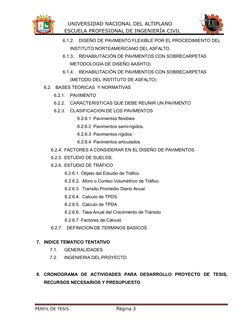UNIVERSIDAD NACIONAL DEL ALTIPLANO                               
ESCUELA PROFESIONAL DE INGENIERÍA CIVIL
6.1.2.
DISEÑO