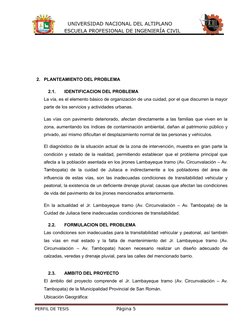 UNIVERSIDAD NACIONAL DEL ALTIPLANO                               
ESCUELA PROFESIONAL DE INGENIERÍA CIVIL
2.
PLANTEAMIEN