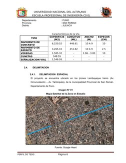UNIVERSIDAD NACIONAL DEL ALTIPLANO                               
ESCUELA PROFESIONAL DE INGENIERÍA CIVIL
Departamento
: