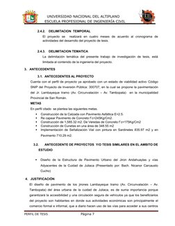 UNIVERSIDAD NACIONAL DEL ALTIPLANO                               
ESCUELA PROFESIONAL DE INGENIERÍA CIVIL
2.4.2.  DELIMI