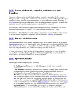 [edit] (http://en.wikipedia.org/w/index.php?title=Marine_insurance&action=edit&section=6) (http://en.wikipedia.org/w/index.ph