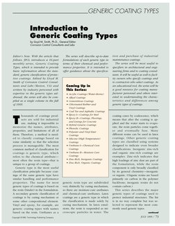 housands of coatings prod-
ucts are sold for industrial
use, making it impossible to
memorize the names, attributes,
properti