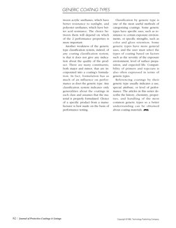 Copyright ©1995, Technology Publishing Company
tween acrylic urethanes, which have
better resistance to sunlight, and
polyest