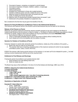 Indeterminate Sentence Law Explained | PDF | Mandatory Sentencing ...
