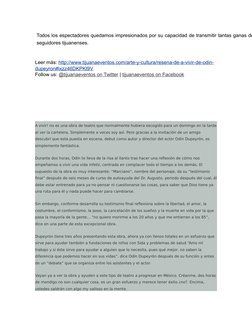 Todos los espectadores quedamos impresionados por su capacidad de transmitir tantas ganas de
seguidores tijuanenses.
Leer más