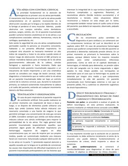 V Curso de Capacitación en Emergencias Prehospitalarias 
Evaluación Inicial 
5 
 
Vía aérea con control cervical 
La priorida