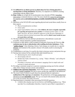 49. It is difficult for an elderly person to admit abuse for fear of being placed in a 
nursing home or being abandoned. Ther