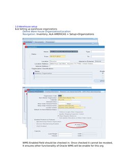Oracle WMS Implementation Guide R12 | PDF | Warehouse | Logistics
