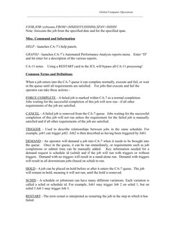 CA-7 Scheduler Command Guide | PDF | Areas Of Computer Science | Computing