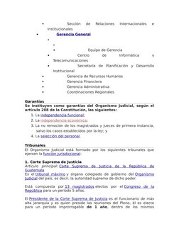 Funciones del Organismo Judicial en Guatemala | PDF | Juez | Jurisdicción