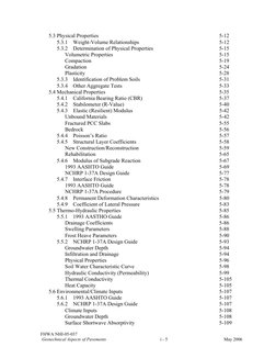 FHWA NHI-05-037 
 
 
Geotechnical Aspects of Pavements                                                i - 5