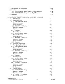 FHWA NHI-05-037 
 
 
Geotechnical Aspects of Pavements                                                i - 6
