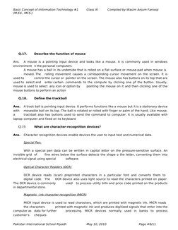 Class 11 IT Chapter 1 Notes | PDF | Computer Data Storage | Printer ...