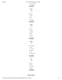 W Shapes Chart.pdf American Wide Flange Beams - W Beam | PDF | Sketch Up | Beam (Structure)