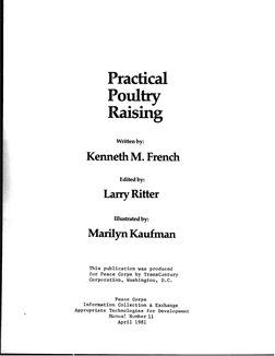 Practical 
Written by: 
Kenneth M. French 
Edited by: 
Larry Ritter 
Illustrated by: 
Marilyn Kaufman 
This 
publication 
was