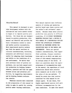 About this Manual 
This 
manual 
is designed 
to pro- 
vide 
development 
workers 
with 
the 
information 
and tools 
needed