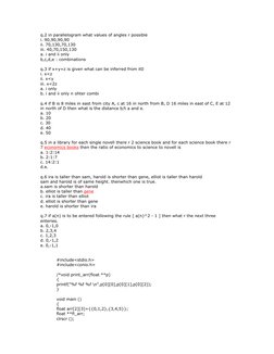 q.2 in parallelogram what values of angles r possible
i. 90,90,90,90
ii. 70,130,70,130
iii. 40,70,150,130 
a. i and ii only
b