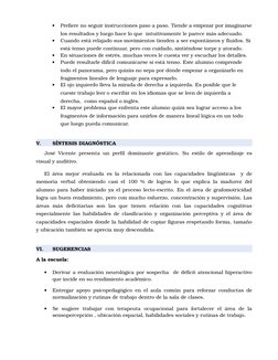 
Prefiere no seguir instrucciones paso a paso. Tiende a empezar por imaginarse
los resultados y luego hace lo que  intuitiva