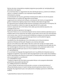 Muchas de estas computadoras emplean programas que pueden ser reemplazados por 
alternativas más seguras.
Es conveniente llev