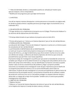 * - Robo de identidad, donde su computadora podría ser utilizada por hackers para 
ejecutar ataques a otras computadoras.
* M