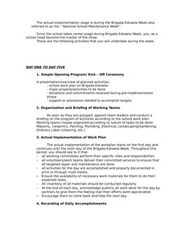 Brigada Committee Brigada Eskwela 2023 Committee Guide | PDF | Volunteering | Committee
