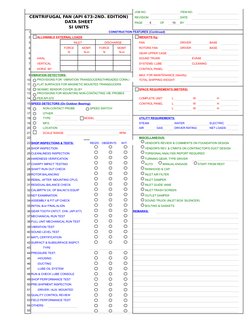 API 673 Centrifugal Fan Data Sheet | PDF | Electric Motor | Pump