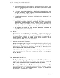SECTION 15010 -BASIC MECHANICAL REQUIREMENT 
 
 
 
 
 
 
 
Page 4 of 16                                     
3. Samples shall