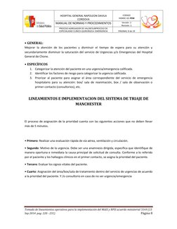 HOSPITAL GENERAL NAPOLEON DAVILA 
CORDOVA 
 
CODIGO 
HGNDC-GC-PEM  
 
MANUAL DE NORMAS Y PROCEDIMIENTOS 
Versión :1 
Revi