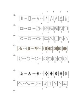 A            B             C             D        
E
42.
              A            B             C             D