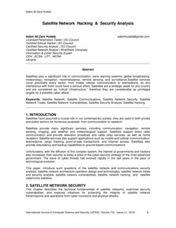 Adam Ali.Zare Hudaib
International Journal of Computer Science and Security (IJCSS), Volume (10) : Issue (1) : 2016