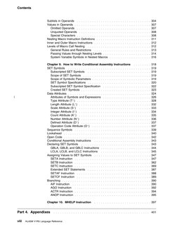 Contents
 
 
Sublists in Operands
. . . . . . . . . . . . . . . . . . . . . . . . . . . . . . . . . .  304
Values in Operan