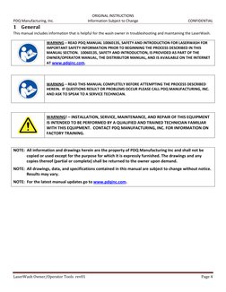 Pdq Move 5000 Instructions.pdf Laserwash Owner/Operator Tools: PDQ Manufacturing, Inc Original ...