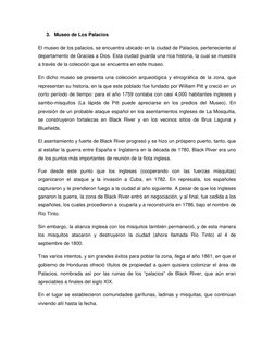 3. Museo de Los Palacios  
El museo de los palacios, se encuentra ubicado en la ciudad de Palacios, perteneciente al 
departa