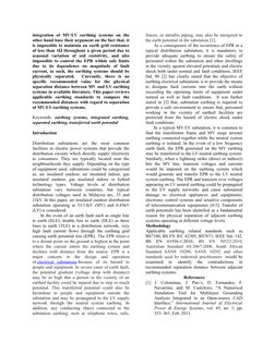 MV and LV Earthing System Separation | PDF | Electrical Substation ...