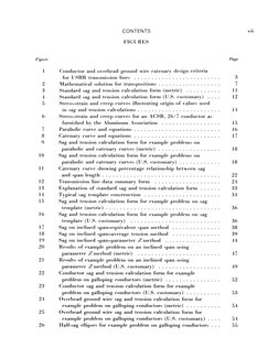 CONTENTS 
vii 
FIGURES 
Figure 
Page 
1 
Conductor and overhead ground wire catenary design criteria 
for USER transmission l