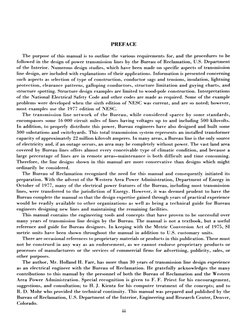 PREFACE 
The purpose of this manual is to outline the various requirements for, and the procedures to be 
followed in the des