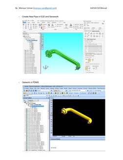 AVEVA E3D and PDMS User Manual | PDF | Teaching Methods & Materials ...